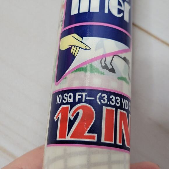 Vintage 80s Rubbermaid Farm Yard Shelf Liner, 10 Sq. Ft. - Picture 2 of 8